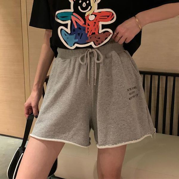 women's women summer loose casual short pants korean style letter embroidery all-match high waist shorts feminino p756, White;black
women's women summer loose casual short pants korean style letter embroidery all-match high waist shorts feminino p756, White;black