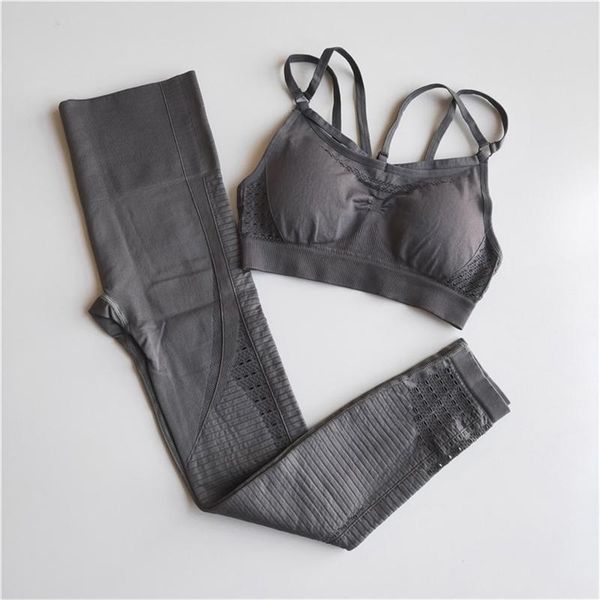 yoga outfit 2pcs sports suits seamless set women fitness clothing sportswear woman gym leggings padded push-up strappy bra tank
yoga outfit 2pcs sports suits seamless set women fitness clothing sportswear woman gym leggings padded push-up strappy bra tank