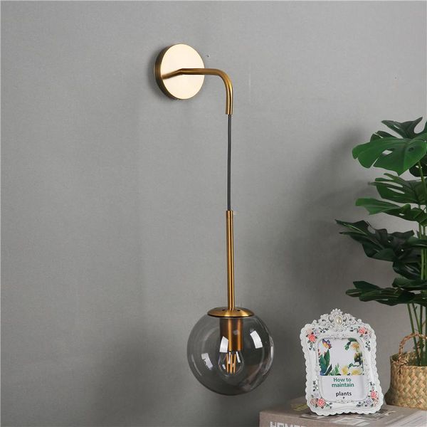 nordic modern vintage wall lamps led glass ball mirror bedroom beside lamp living room decor lights for home light fixtures
nordic modern vintage wall lamps led glass ball mirror bedroom beside lamp living room decor lights for home light fixtures