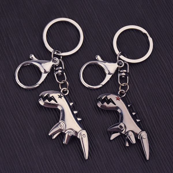 9pieces/lot punk little dinosaur keychain for women men tyrannosaurus animal shape car keyring for boyfriend girlfriend gift, Silver
9pieces/lot punk little dinosaur keychain for women men tyrannosaurus animal shape car keyring for boyfriend girlfriend gift, Silver