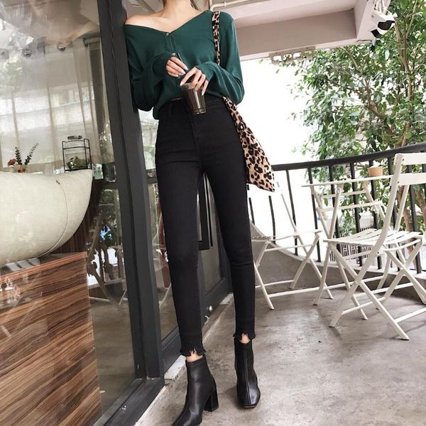 jeans for women high waist elastic stretch female denim skinny pencil pants women's, Blue
jeans for women high waist elastic stretch female denim skinny pencil pants women's, Blue