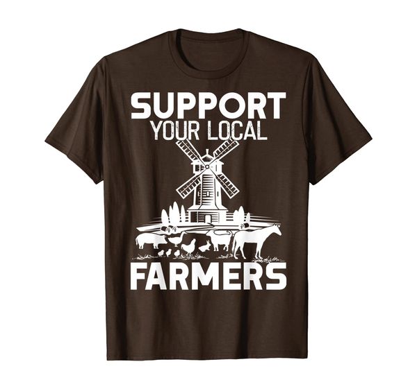 Support Your Local Farmers Shirt Farming Agriculture Lover T-Shirt, Mainly pictures