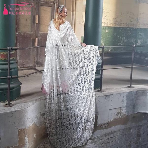 wraps & jackets long lace cape with hood 2m length wedding shawls bridal accessories zj028, White
wraps & jackets long lace cape with hood 2m length wedding shawls bridal accessories zj028, White