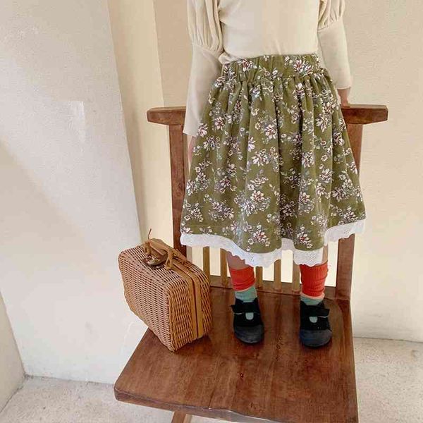 girls autumn skirt cotton new style fashion lace children floral skirts little girl princess skirt toddler kid casual cloth 210331, Blue
girls autumn skirt cotton new style fashion lace children floral skirts little girl princess skirt toddler kid casual cloth 210331, Blue