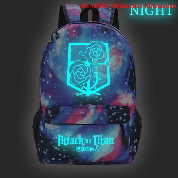 backpack attack on titan print schoolbag men/women shoulder bag hip hop teens girls luminous travel rucksack laptop
backpack attack on titan print schoolbag men/women shoulder bag hip hop teens girls luminous travel rucksack laptop