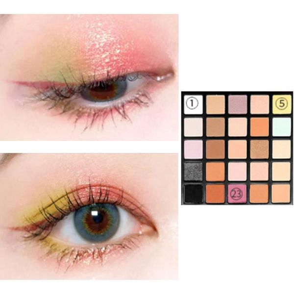 ögonskugga 25 färger ögonskugga palett matte shimmer glitter pigmenterad makeup vattentät kosmetisk
ögonskugga 25 färger ögonskugga palett matte shimmer glitter pigmenterad makeup vattentät kosmetisk