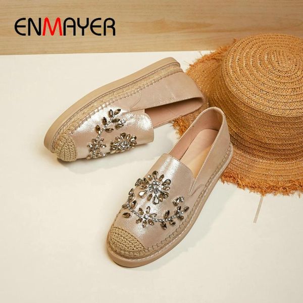 dress shoes enmayer 2021 basic wedges casual slip-on genuine leather crystal round toe leisure women high heel platform heels 34-39, Black
dress shoes enmayer 2021 basic wedges casual slip-on genuine leather crystal round toe leisure women high heel platform heels 34-39, Black