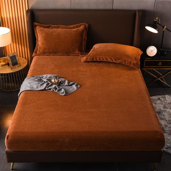 sheets & sets winter thickened flannel fitted sheet with elastic bands non slip dustproof keep warm mattress protector covers180*200cm
sheets & sets winter thickened flannel fitted sheet with elastic bands non slip dustproof keep warm mattress protector covers180*200cm