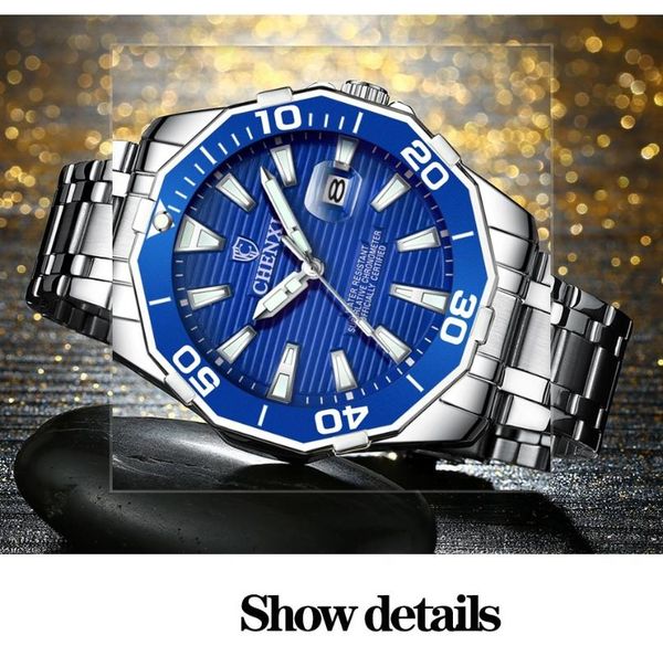 wristwatches chenxi brand military casual sport watch fashion men's full stainless steel waterproof quartz wristwatch relogio masculino, Slivery;brown
wristwatches chenxi brand military casual sport watch fashion men's full stainless steel waterproof quartz wristwatch relogio masculino, Slivery;brown