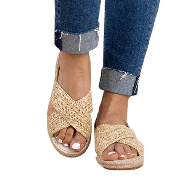 women fashion flat straw rope elastic band casual shoes roman sandals leisure solid color comfortable travel, Black
women fashion flat straw rope elastic band casual shoes roman sandals leisure solid color comfortable travel, Black