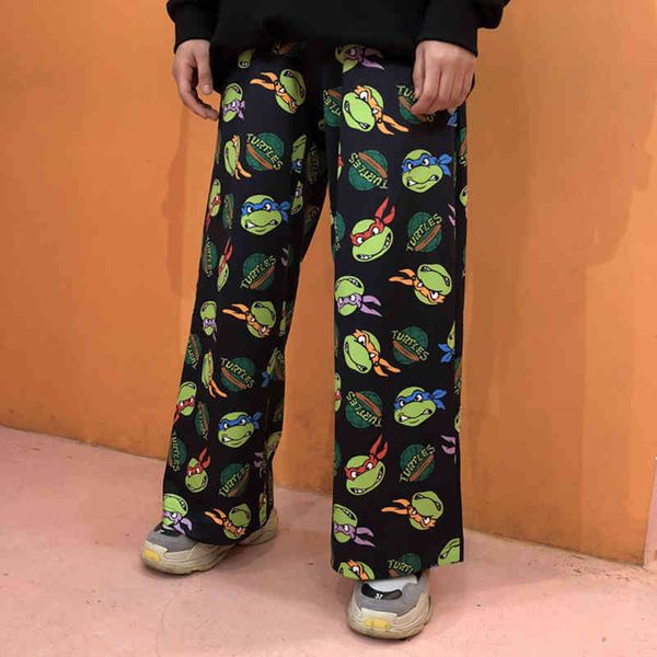 lucyever vintage printed black pants women autumn harajuku streetwear wide leg trousers woman casual long sweatpants mujer 210521, Black;white
lucyever vintage printed black pants women autumn harajuku streetwear wide leg trousers woman casual long sweatpants mujer 210521, Black;white