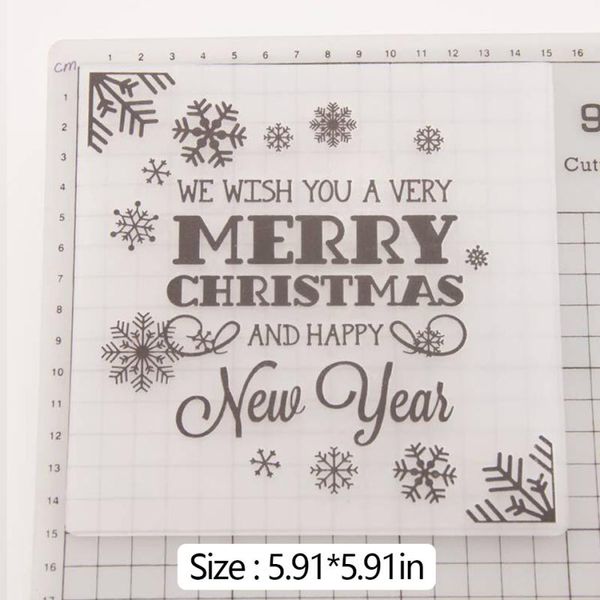 craft tools merry christmas plastic embossing board diy scrapbook paper model card making decoration supplies
craft tools merry christmas plastic embossing board diy scrapbook paper model card making decoration supplies