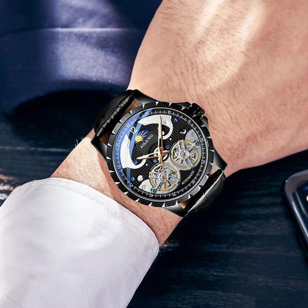 wristwatches ailang 2021 genuine watch men's mechanical automatic business waterproof tide, Slivery;brown
wristwatches ailang 2021 genuine watch men's mechanical automatic business waterproof tide, Slivery;brown
