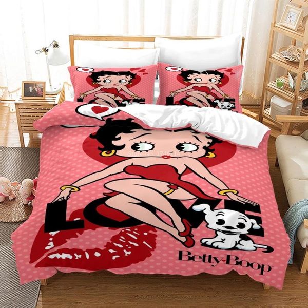 bedding sets 3d cartoon betty boop set cute lady girl printed duvet cover bed linens home textile twin full king size
bedding sets 3d cartoon betty boop set cute lady girl printed duvet cover bed linens home textile twin full king size