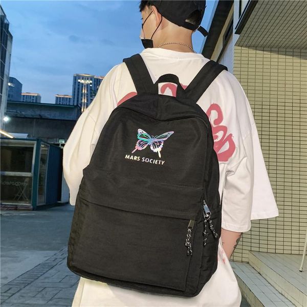 reflective butterfly print backpack women trend student bookbag female korean high school travel leisure large capacity
reflective butterfly print backpack women trend student bookbag female korean high school travel leisure large capacity