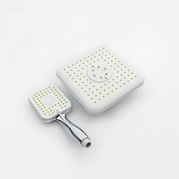 bathroom shower heads fashion white square chrome plating abs head water saving high pressure hand spray
bathroom shower heads fashion white square chrome plating abs head water saving high pressure hand spray