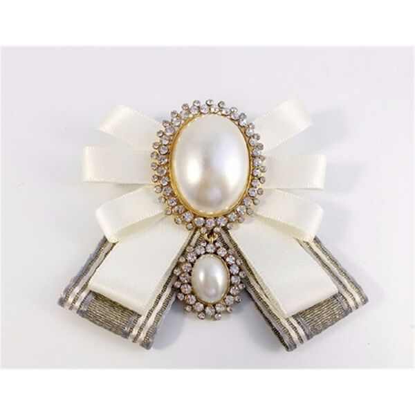 female male fashion college wind big pearl bow tie knot retro headdress brooch antique cloth corsage pin, Pink
female male fashion college wind big pearl bow tie knot retro headdress brooch antique cloth corsage pin, Pink