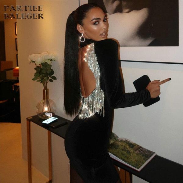 casual dresses pb velvet dress backless beads tassel embellished bodycon celebrity party, Black;gray
casual dresses pb velvet dress backless beads tassel embellished bodycon celebrity party, Black;gray
