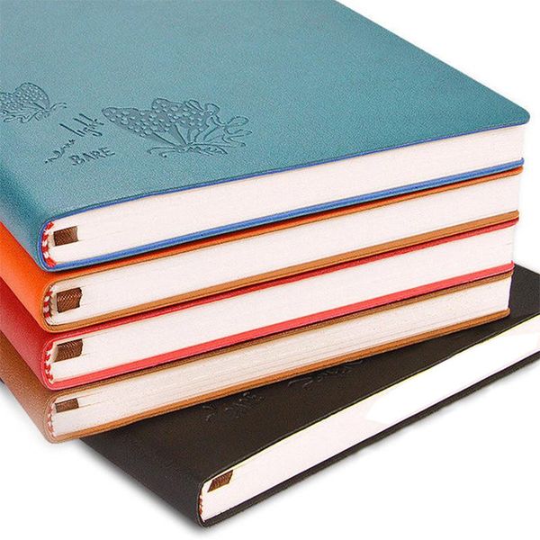 notepads thicken notebook a5 leather soft cover school planner efficiency journal 280 pages writing note student office supplies, Purple;pink
notepads thicken notebook a5 leather soft cover school planner efficiency journal 280 pages writing note student office supplies, Purple;pink