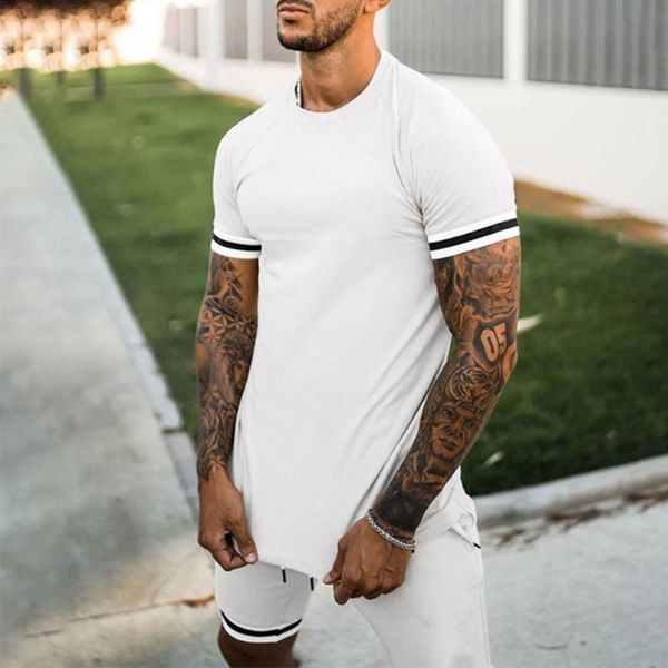 men's tracksuits men short sleeve t-shorts and sport suits sweatsuits sportswear summer male 2 piece set casual clothes, Gray
men's tracksuits men short sleeve t-shorts and sport suits sweatsuits sportswear summer male 2 piece set casual clothes, Gray