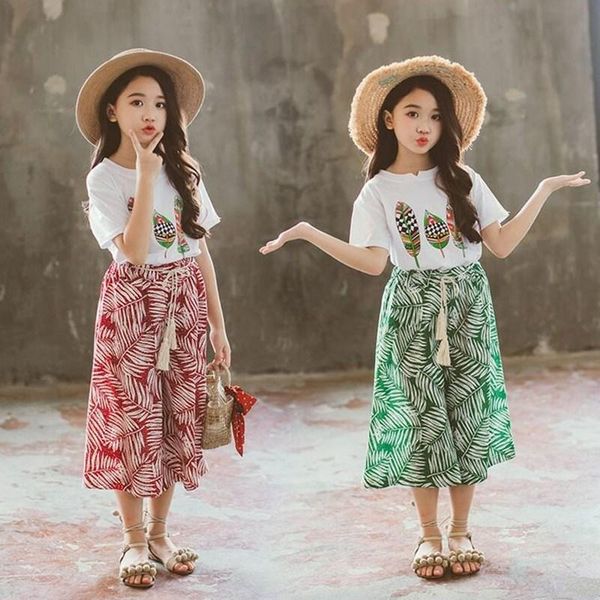 baby girls short-sleeve fashion boutique clothing 2021 summer korean version printed t-shirt wide leg pants two piece set sets, White
baby girls short-sleeve fashion boutique clothing 2021 summer korean version printed t-shirt wide leg pants two piece set sets, White