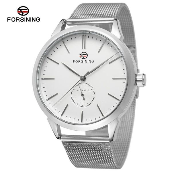 wristwatches 2021 forsining grade sell sale fashion men's automatic mechanical watches with stainless steel mesh band, Slivery;brown
wristwatches 2021 forsining grade sell sale fashion men's automatic mechanical watches with stainless steel mesh band, Slivery;brown