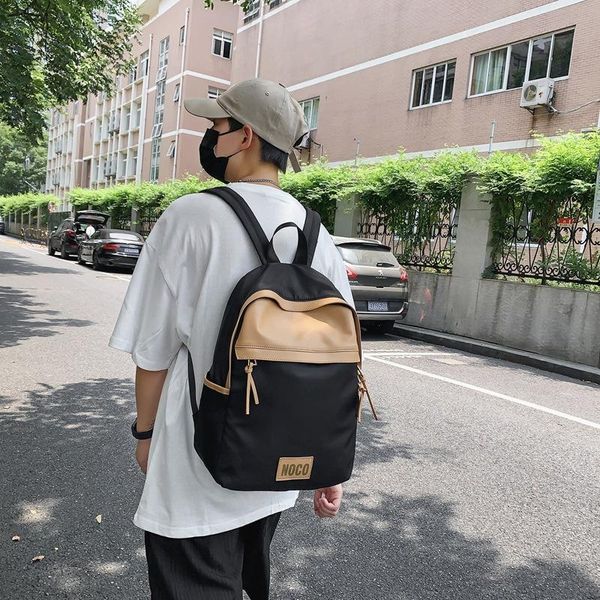 backpack men's color fashionable light travel bag large capacity female college
backpack men's color fashionable light travel bag large capacity female college