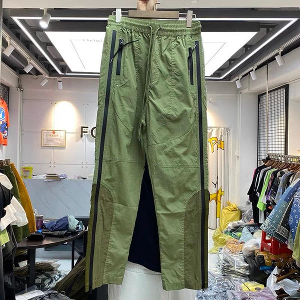 men's pants fall/winter 2021 stitching zipper patchwork color sports function high street casual man, Black
men's pants fall/winter 2021 stitching zipper patchwork color sports function high street casual man, Black