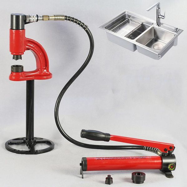 hydraulic tools syd-35 perforating machine stainless steel basin opener punching with manual pump
hydraulic tools syd-35 perforating machine stainless steel basin opener punching with manual pump