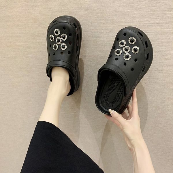 Sandals Women Summer PVC Womens Platform Garden Shoes Increase Clogs Outdoor Sandals Beach Slippers Crystal Wedge Sandals, White
Sandals Women Summer PVC Womens Platform Garden Shoes Increase Clogs Outdoor Sandals Beach Slippers Crystal Wedge Sandals, White