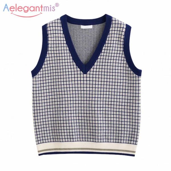 women's vests aelegantmis vintage plaid y2k knitted vest women retro student v neck casual basic korean waistcoat female sleeveless out, Black;white
women's vests aelegantmis vintage plaid y2k knitted vest women retro student v neck casual basic korean waistcoat female sleeveless out, Black;white