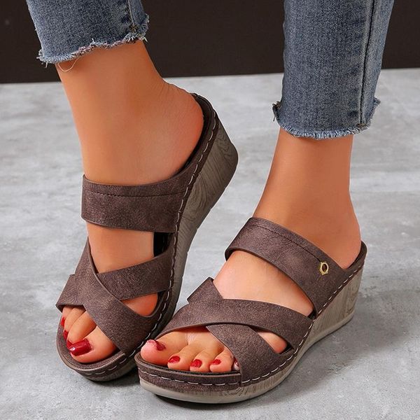 sandals women wedge thick bottem slippers platform shoes on heels solid color ladies flip flop plus size 43, Black
sandals women wedge thick bottem slippers platform shoes on heels solid color ladies flip flop plus size 43, Black