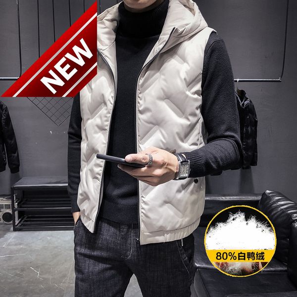2021 winter new arrival vests fashion down vest 80% white duck down coat men,men's hooded jackets,plus-size m-5xl, Black
2021 winter new arrival vests fashion down vest 80% white duck down coat men,men's hooded jackets,plus-size m-5xl, Black