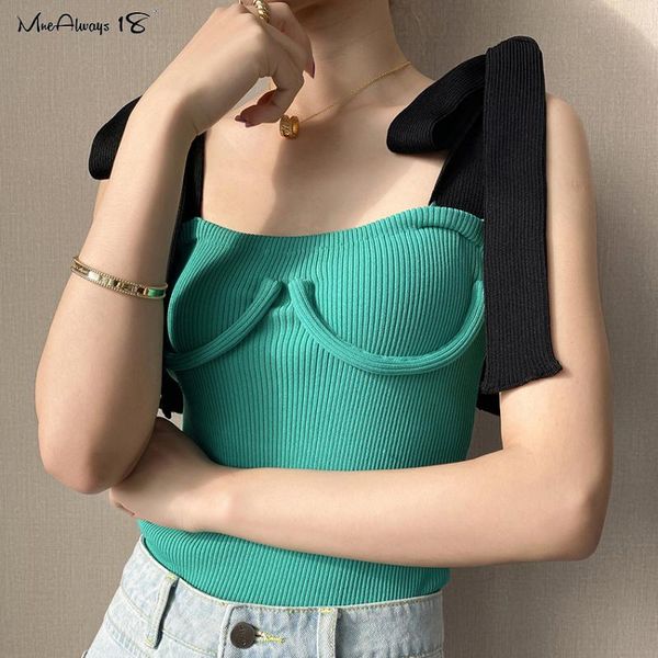 women's tanks & camis mnealways18 fashion green tank women elegant lace -up knitted bowknot sleeveless basic knitwear female 2021, White
women's tanks & camis mnealways18 fashion green tank women elegant lace -up knitted bowknot sleeveless basic knitwear female 2021, White