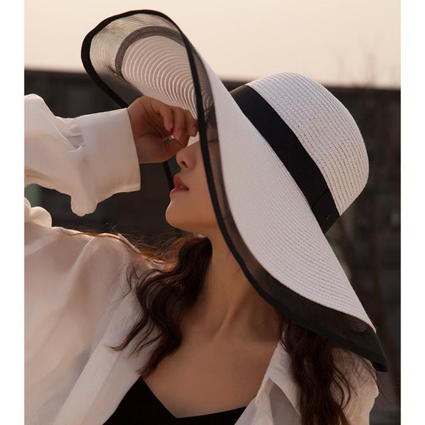 wide brim hats women hat beach straw summer for ladies and caps bonnets sun visor, Blue;gray
wide brim hats women hat beach straw summer for ladies and caps bonnets sun visor, Blue;gray