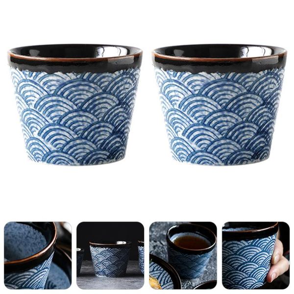 2pcs elegant sea ripple sake cup durable ceramics japanese style cups & saucers
2pcs elegant sea ripple sake cup durable ceramics japanese style cups & saucers