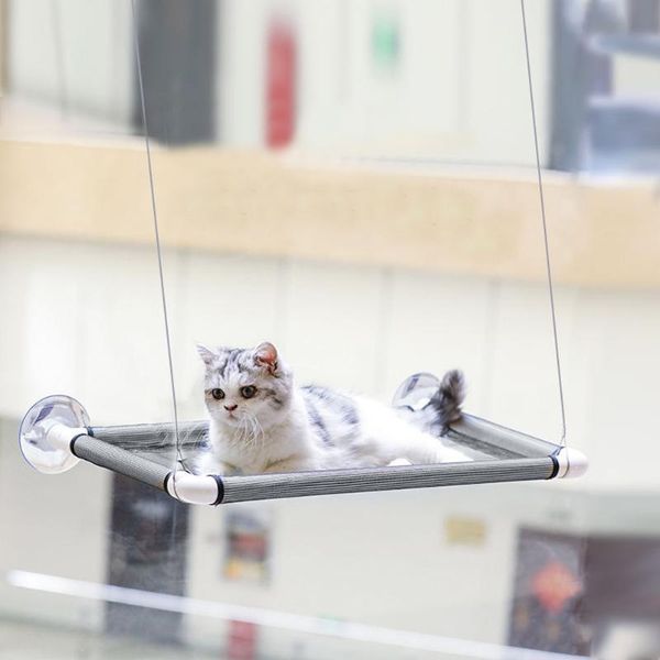 double layers cat hammock resting seat washable pet window perch hanging shelf with suction bed beds & furniture
double layers cat hammock resting seat washable pet window perch hanging shelf with suction bed beds & furniture