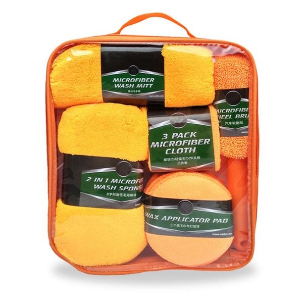 car sponge 9pcs cleaning kit microfiber wash towel detailing brush wheel waxing pad glove for auto
car sponge 9pcs cleaning kit microfiber wash towel detailing brush wheel waxing pad glove for auto