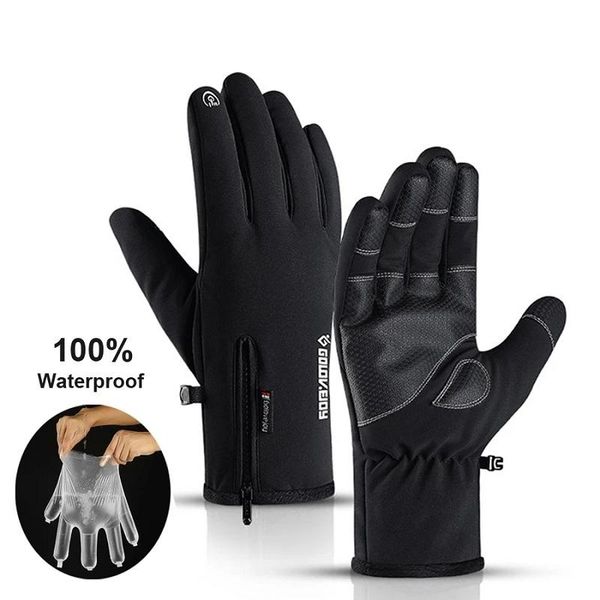 cycling gloves 100% waterproof winter windproof outdoor sport ski for bike bicycle scooter motorcycle warm glove, Black
cycling gloves 100% waterproof winter windproof outdoor sport ski for bike bicycle scooter motorcycle warm glove, Black