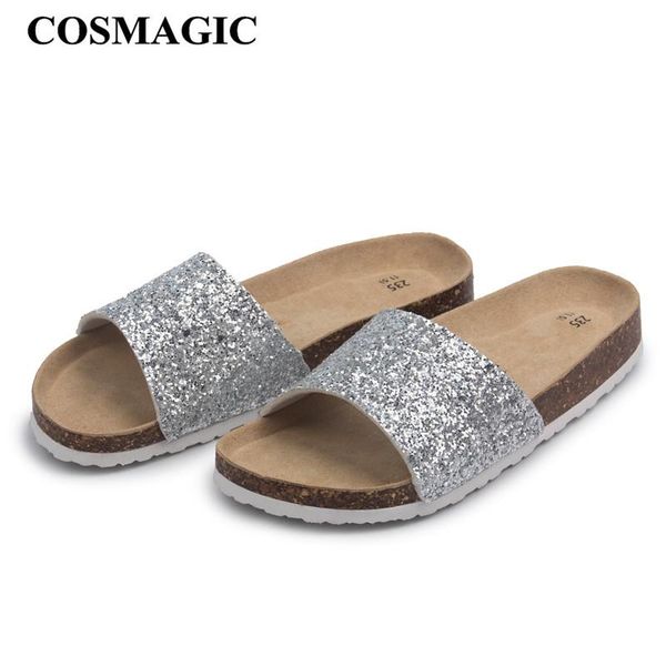 slippers cosmagic 2021 bling summer cork slipper sandals women casual beach solid color flip flops slides shoe flat with plus size, Black
slippers cosmagic 2021 bling summer cork slipper sandals women casual beach solid color flip flops slides shoe flat with plus size, Black