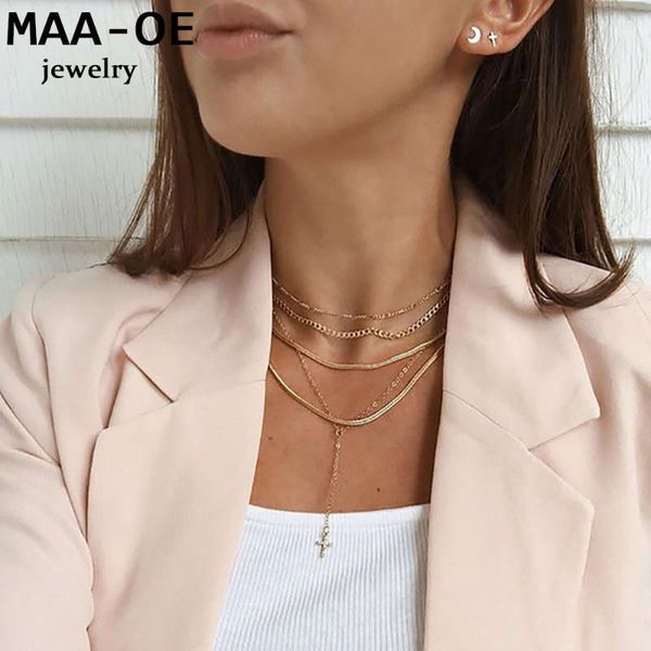 fashion gold crystal cross snake chain pendant necklaces for women necklace multi level female boho vintage jewelry, Silver
fashion gold crystal cross snake chain pendant necklaces for women necklace multi level female boho vintage jewelry, Silver