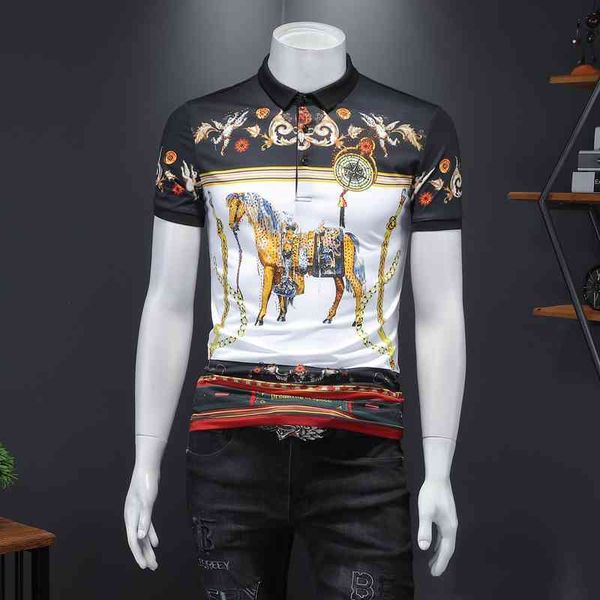men's polos brand diamonds mens short sleeve shirts luxury retro lapel polo fashion casual streetwear male clothing plus size 5xl ijed, White;black
men's polos brand diamonds mens short sleeve shirts luxury retro lapel polo fashion casual streetwear male clothing plus size 5xl ijed, White;black