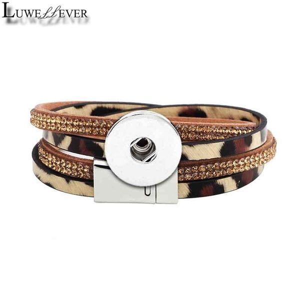 charm bracelets fashion pu leather magnet bangle leopard bracelet 134 crystal 18mm snap button interchangeable for women gift, Golden;silver
charm bracelets fashion pu leather magnet bangle leopard bracelet 134 crystal 18mm snap button interchangeable for women gift, Golden;silver