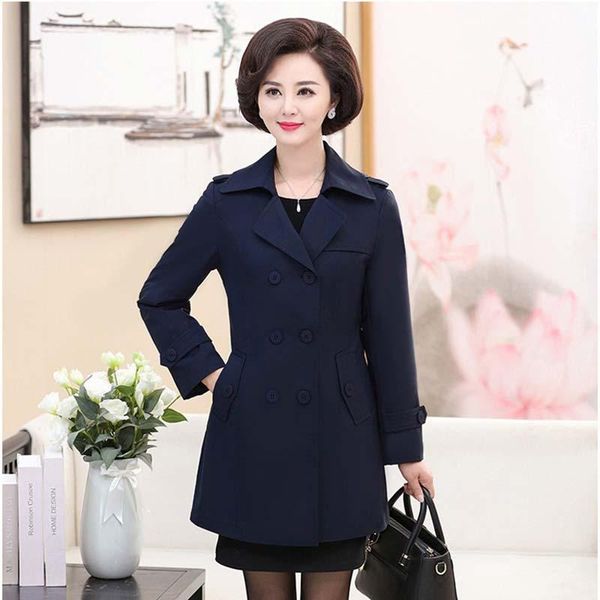 women's trench coats middle-aged fashion large size long windbreaker solid color coat pxos85xs6604, Tan;black
women's trench coats middle-aged fashion large size long windbreaker solid color coat pxos85xs6604, Tan;black