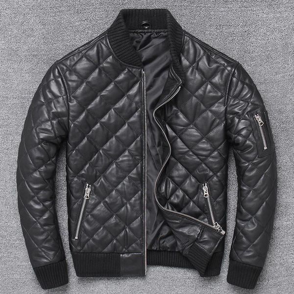 men's leather & faux dhl ng 2021 vintage large size jacket genuine cow spring autumn classic cowhide coat, Black
men's leather & faux dhl ng 2021 vintage large size jacket genuine cow spring autumn classic cowhide coat, Black
