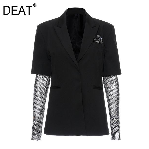 spring and witner fashion jacket women turn-down collar half sleeveles mesh sequins short wj00101l 210421, Black;brown
spring and witner fashion jacket women turn-down collar half sleeveles mesh sequins short wj00101l 210421, Black;brown