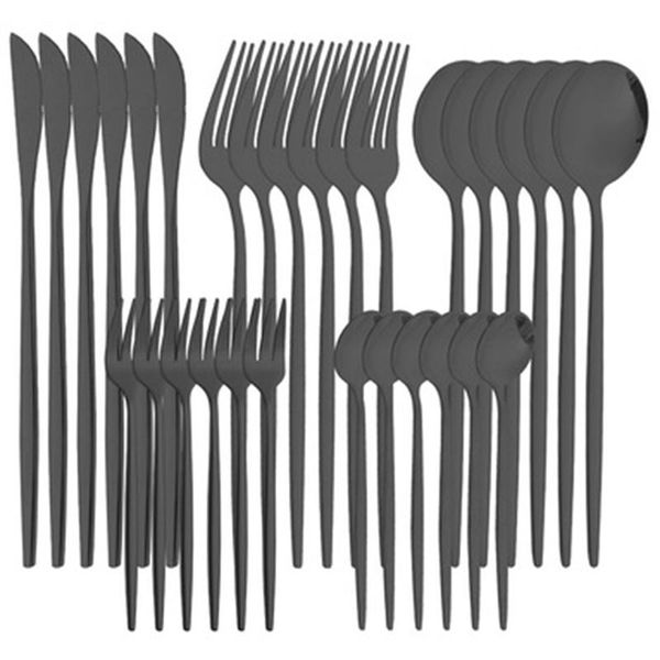 dinnerware sets western cutlery set stainless steel black spoon fork knife full of household
dinnerware sets western cutlery set stainless steel black spoon fork knife full of household