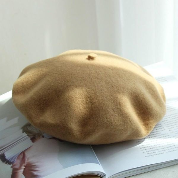 berets autumn winter hat 100% wool french artist beret women painter vintage girls female warm walking cap beanies, Blue;gray
berets autumn winter hat 100% wool french artist beret women painter vintage girls female warm walking cap beanies, Blue;gray
