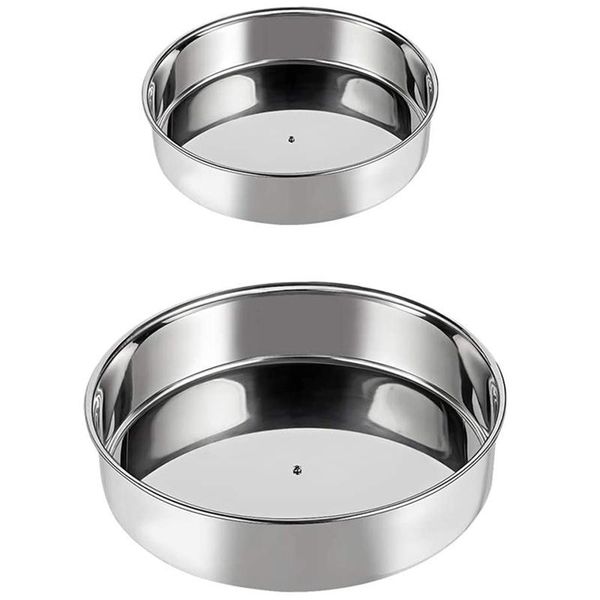 lazy susan turntable kitchen storage organizer for can or seasonings, multifunctional fridge - pack of 2 & organization
lazy susan turntable kitchen storage organizer for can or seasonings, multifunctional fridge - pack of 2 & organization