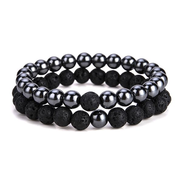 fashion mens lava hematite couple bracelet charms 2 pcs/set handmade distance braclet for men women wristband jewelry homme beaded, strands, Black
fashion mens lava hematite couple bracelet charms 2 pcs/set handmade distance braclet for men women wristband jewelry homme beaded, strands, Black